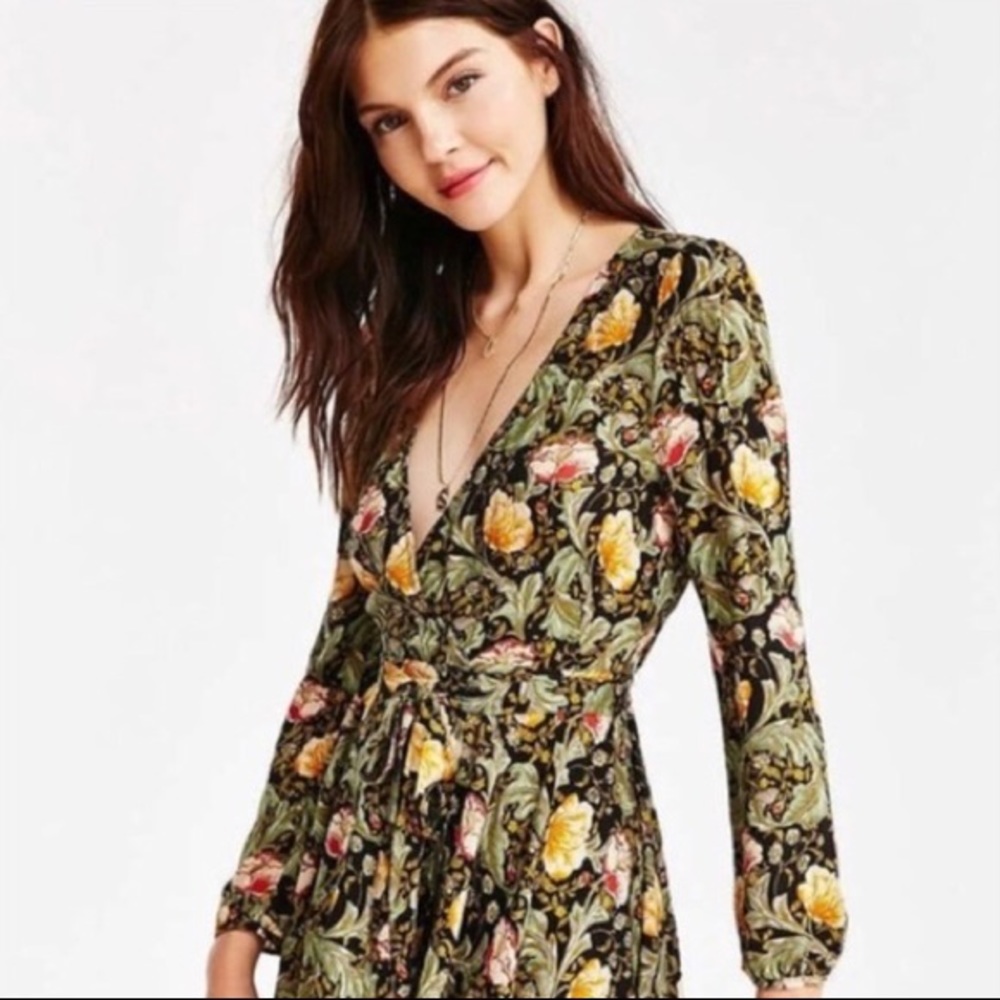 Urban Outfitters Floral Wrap Dress